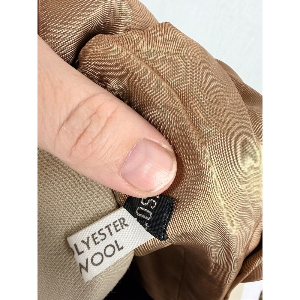 Frederick‎ Theak Mens Tan Formal Waistcoat Vest Made in England Gold Buttons XXL - Picture 14 of 15